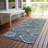 Machine Washable Indoor/Outdoor Layton ACN2256 Panels Rug-1436069905