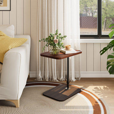 Tray Top Pedestal End Table