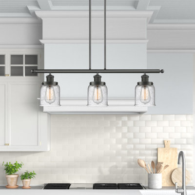 Ballston Urban - Cloche - 3 lumières 36 po pour îlot suspendu - 5 po de diamètre