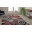 Tapis intérieur à motif abstrait tourbillonnant Aarley-Ray-811996077