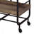 Serving Cart With 3 Adjustable Trays