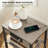Romar 21.7'' Tall End Table with Built-In Outlets-639172849