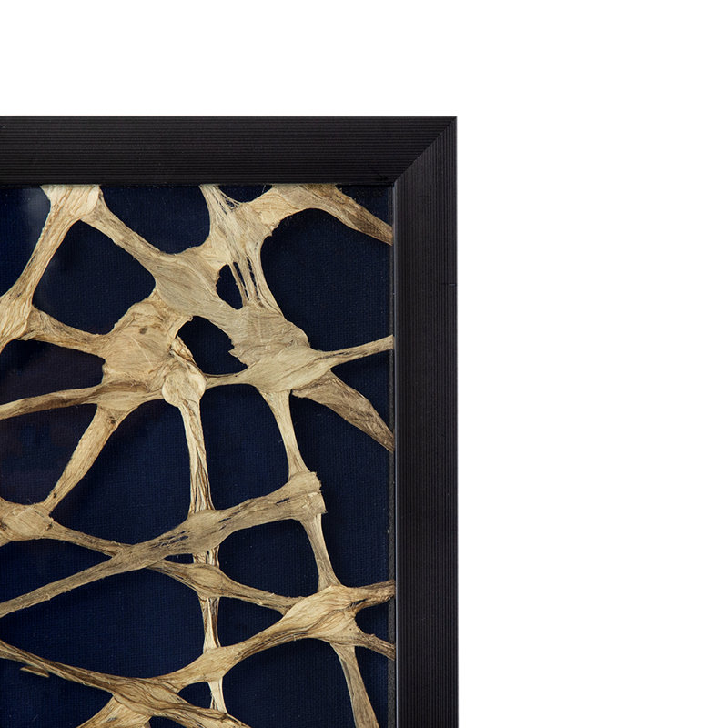 Rectangular Rice Paper Shadow Box Wall Art