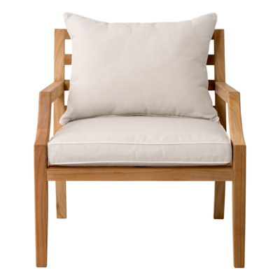 Chaise longue d'extérieur en teck Hera