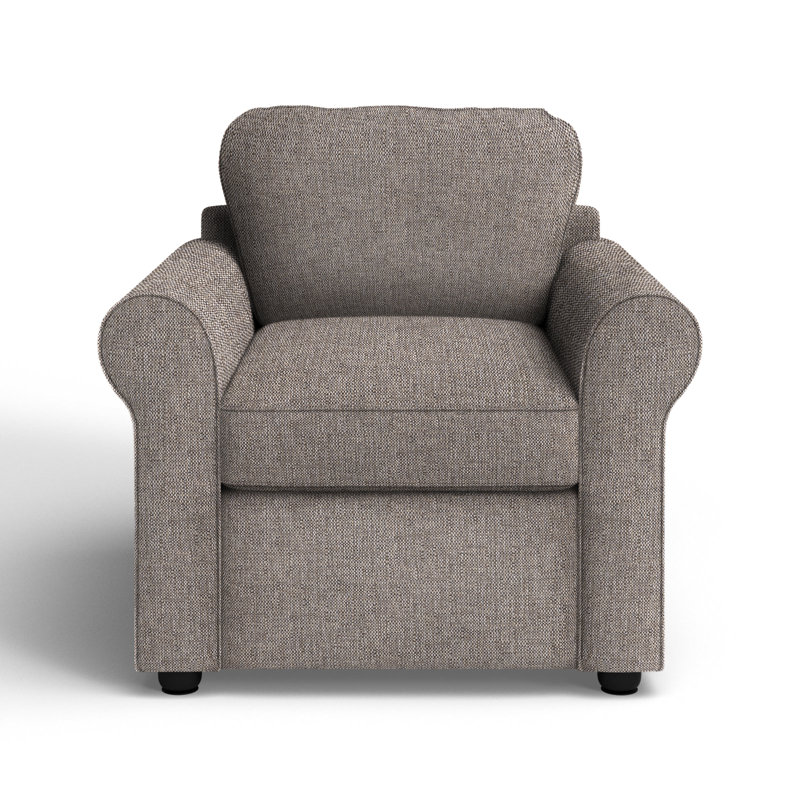 Warrington Upholstered Armchair, Drusky Twig Sustain® Basketweave