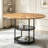 47.3-inch dining table - double-layer storage