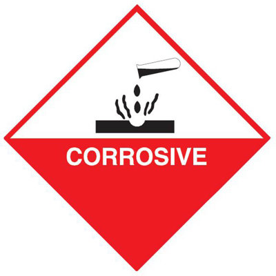 Décalcomanie murale enseigne corrosive