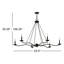 Sawyer 6 - Light Chandelier