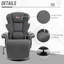 Fauteuil inclinable manuel pivotant
