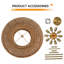 Luminaire de lustre en rotin Boho-860999561-860999563