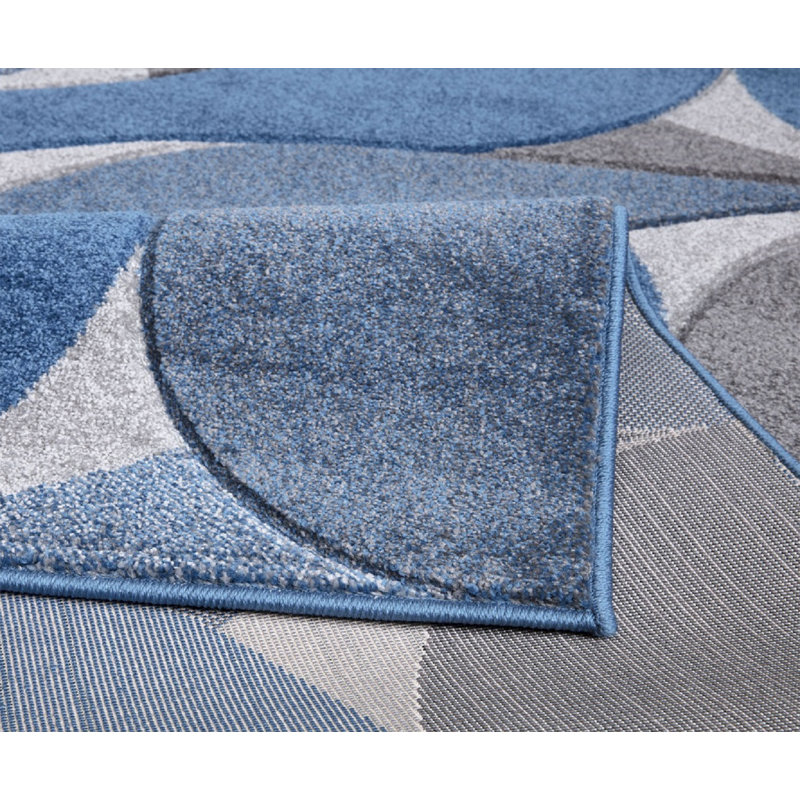 Astrit Abstract Area Rug, Rectangle 60 x 110cm