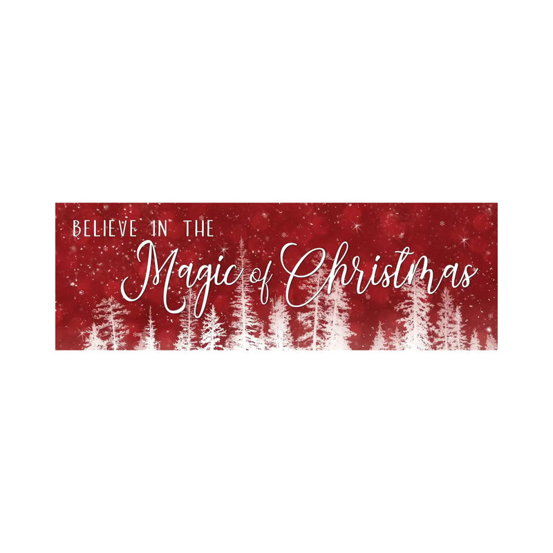 Believe In The Magic Of Christmas by Lori Deiter - Wrapped Canvas Panoramic Gallery-Wrapped Canvas Giclée