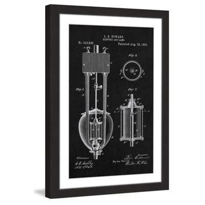 " Arc Lamp 2 1893 Black Paper " by Steve King