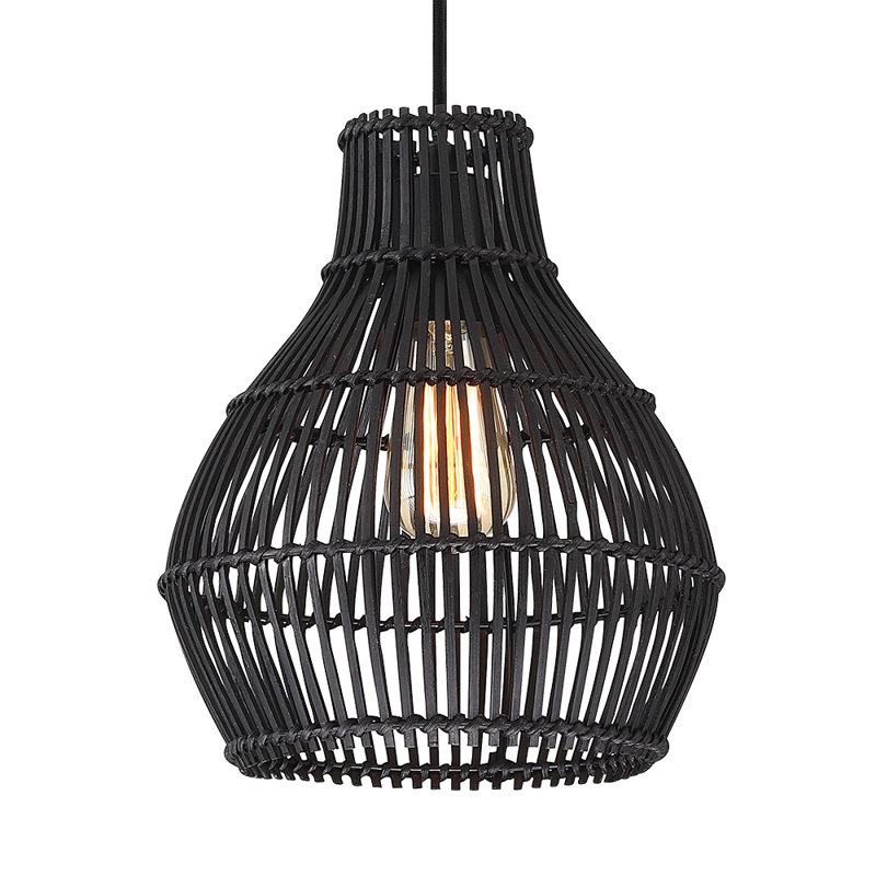 Mini-luminaire suspendu Yingst Eclectic Natural