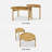 Ensemble de 2 tables basses Pérou