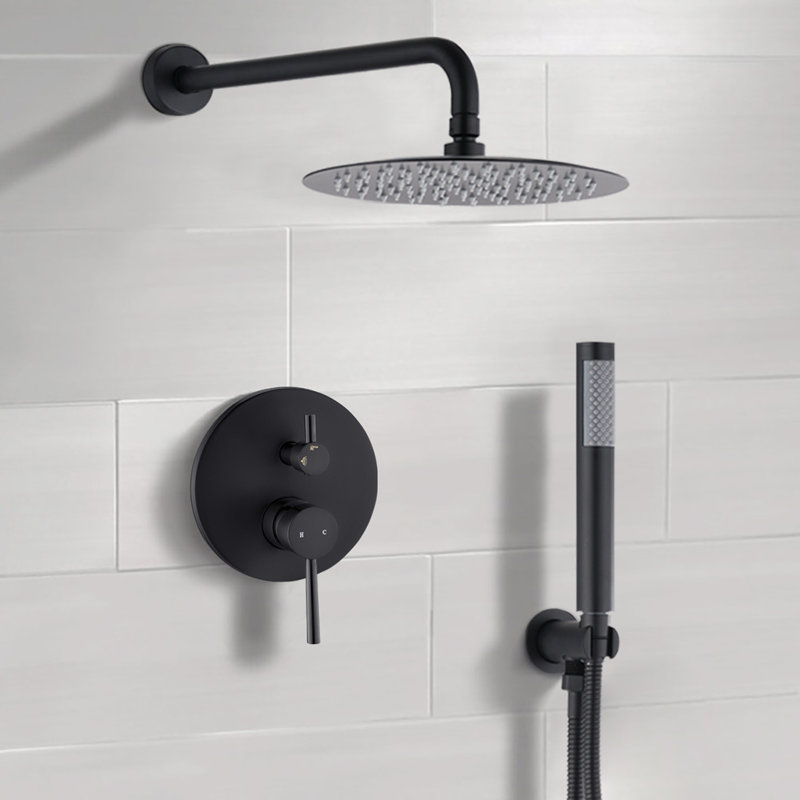 Pomme de douche avec valve brute Julieth