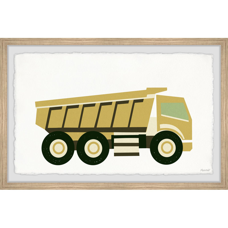 «Boller Haul Pack Truck», reproduction encadrée, H 8 po x l 12 po x P 1,5 po