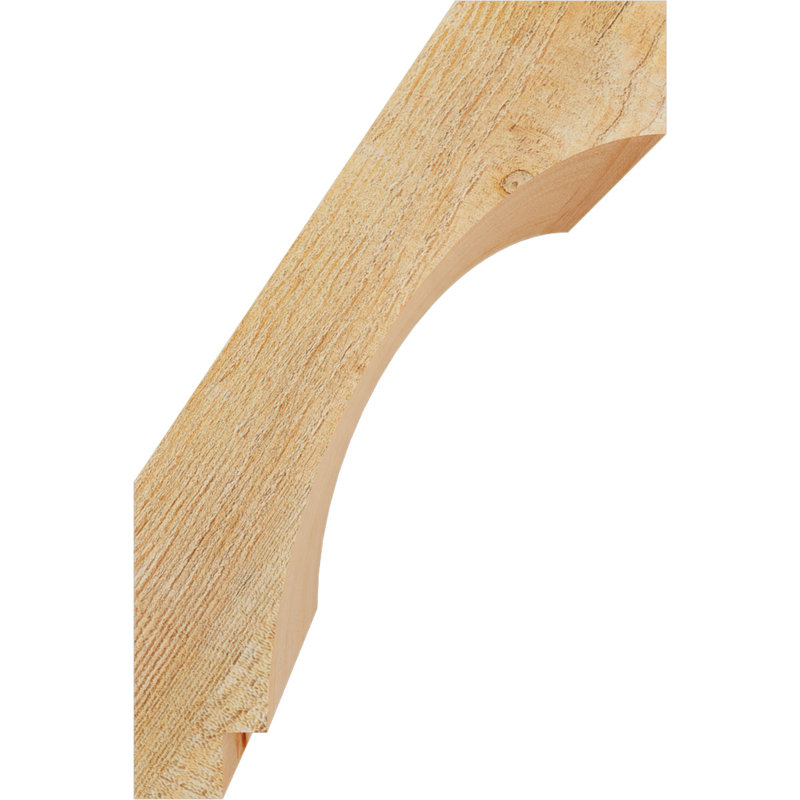 Attelle impériale du genou, Sapin de Douglas, Brute, H 12 po x l 6 po x P 8 po