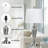 Kensler 27-inch Dimmable Metal Table Lamps with Touch Control & USB Ports (Bulbs Included)-1305465097