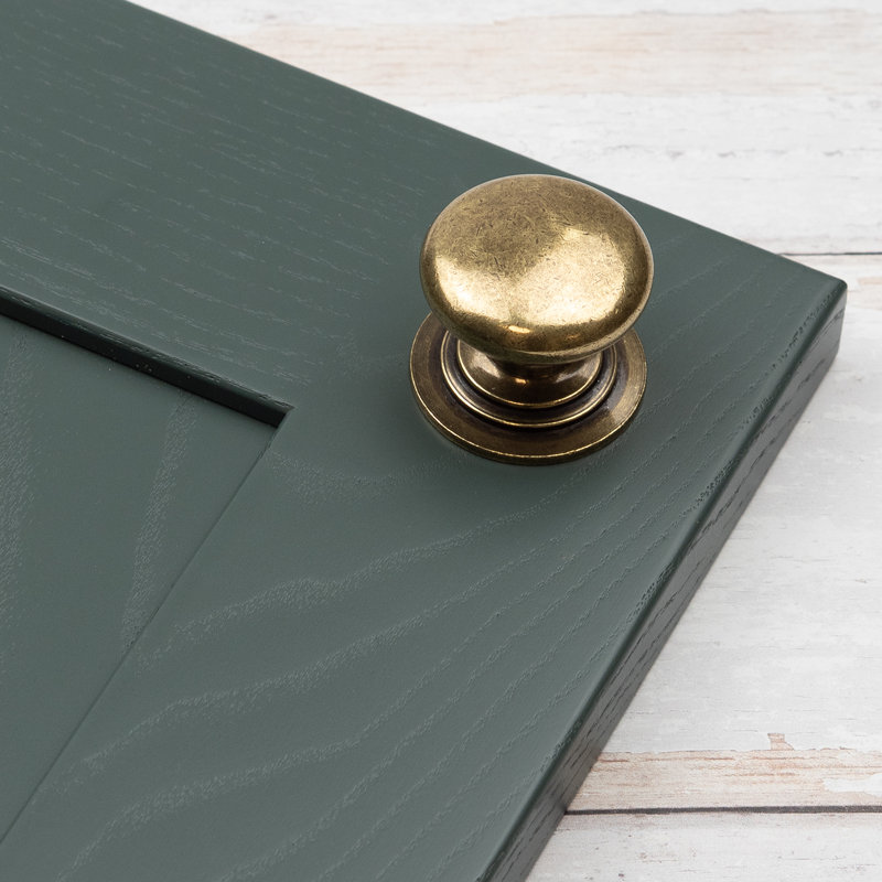 37mm Antique Brass Round Cabinet Knob
