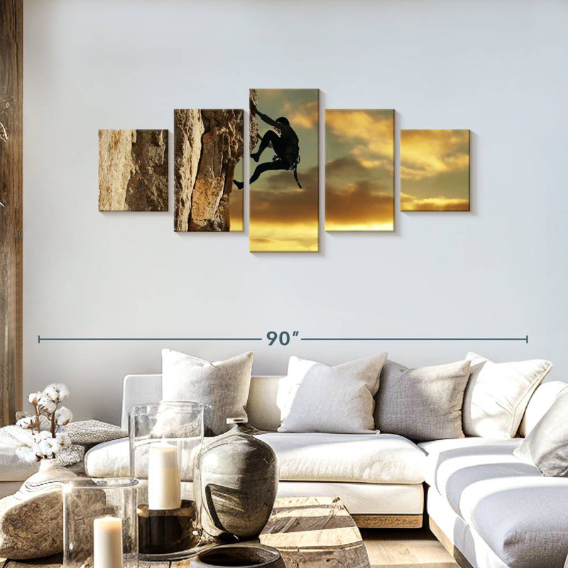 Climbing, 30" H x 68" W