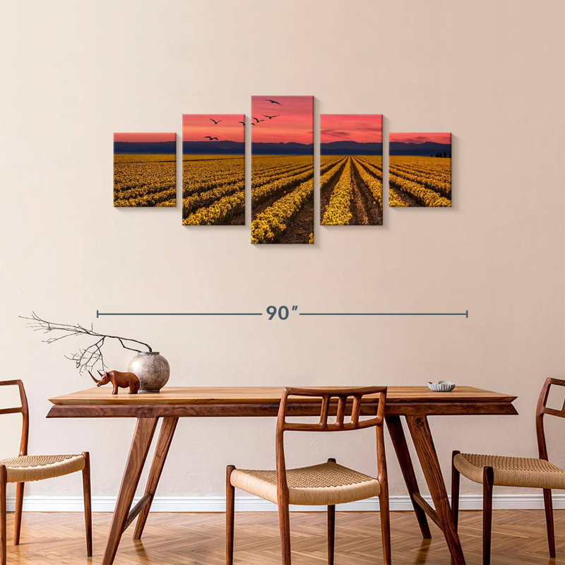 Skagit Valley Daffodils, 36" H x 80" W