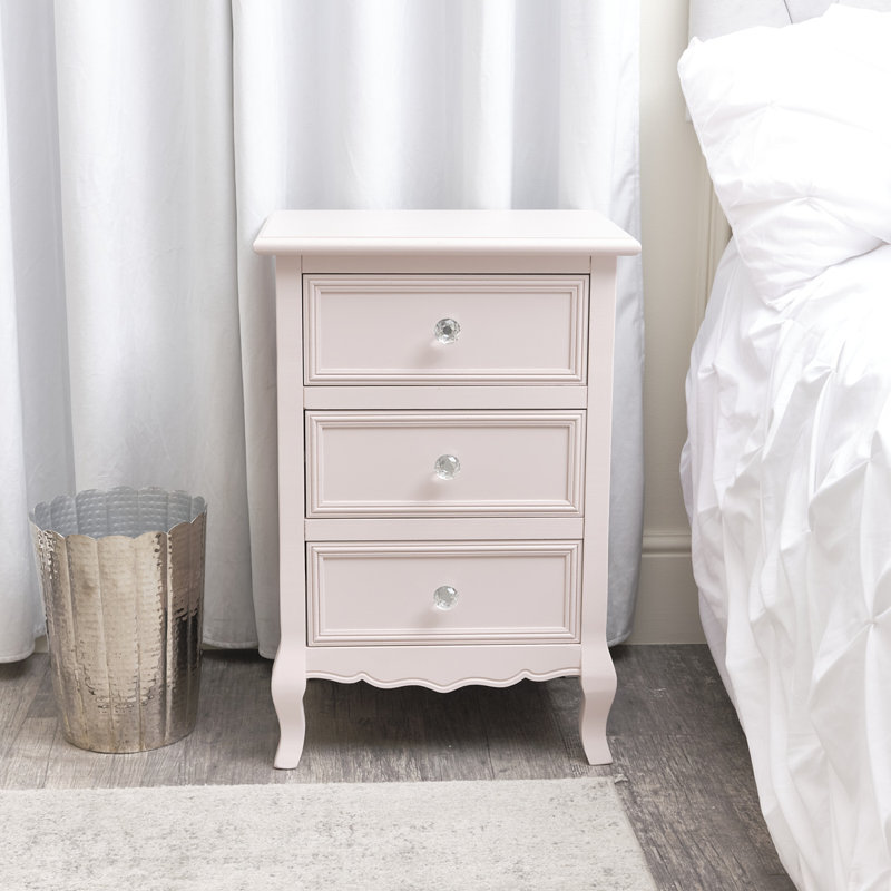 Wallsburg 45cm W Manufactured Wood Bedside Table