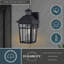 Lampe murale d'extérieur en aluminium mat à capteur de mouvement Dusk To Dawn Quinten