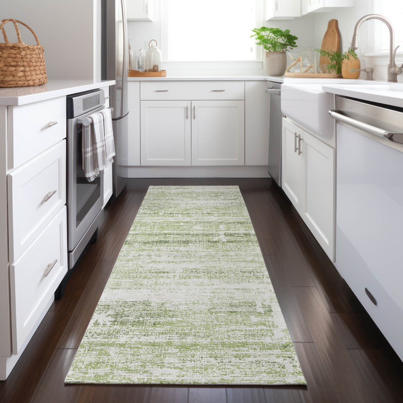 Mahaney Washable Abstract Rug, Runner 2'3" x 7'6"
