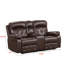 Ensemble de salon inclinable en cuir Ryotaro-815074620