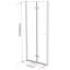 Porte de douche pliante sans cadre 35-36 X x H 72 ＂, porte de douche pliante avec verre trempé transparent 1/4＂ (6 mm) pour salle de bain-121467632