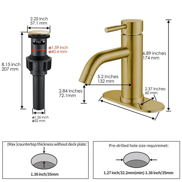 Dimensions du produit