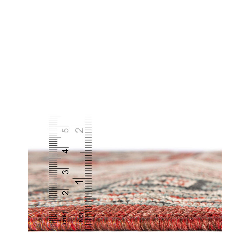 Tapis intérieur / extérieur traditionnel, Tapis de couloir 2 pi x 6 pi 1 po