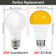 40 Watt Equivalent A19 E26/Medium (Standard) 2000K LED Bulb