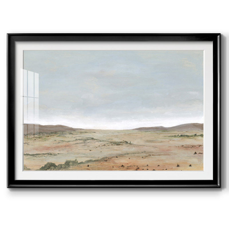 Arid Vista II, reproduction d'art encadrée, Noir, H 19 po x l 27 po x P 1,5 po