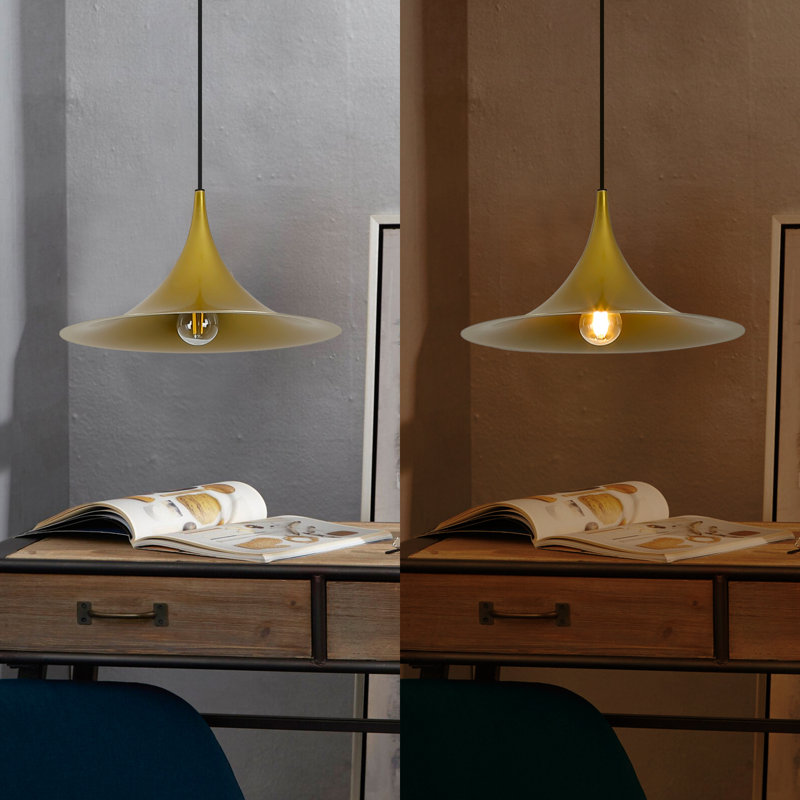 Rorrys 1 - Light Gold Cone Pendant