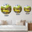 Beautiful Summer River Green Landscape IV - Horloge murale-1321647143