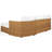  Maddie 100" Wicker Chaise Sectional-1278146042