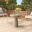 Fiberglass Mushroom-Shaped Accent Table-1838132077