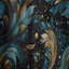 Celestial Whirls Paisley Pattern - Floral Curtain - Room Darkening Floral Curtain - 1 Panels-107596407