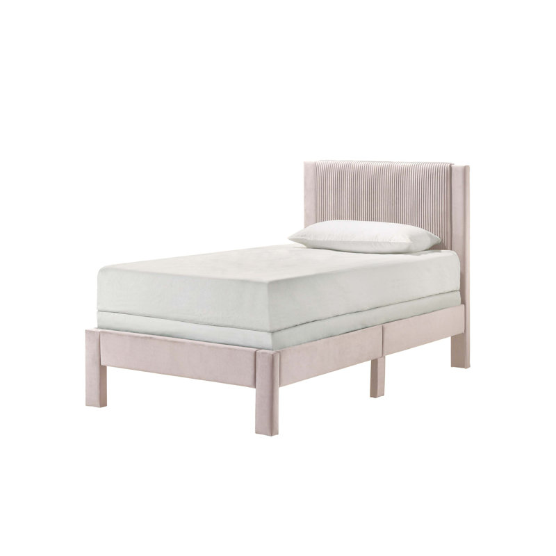 Mobilier de chambre à coucher 1Pc, Lit simple, Rose