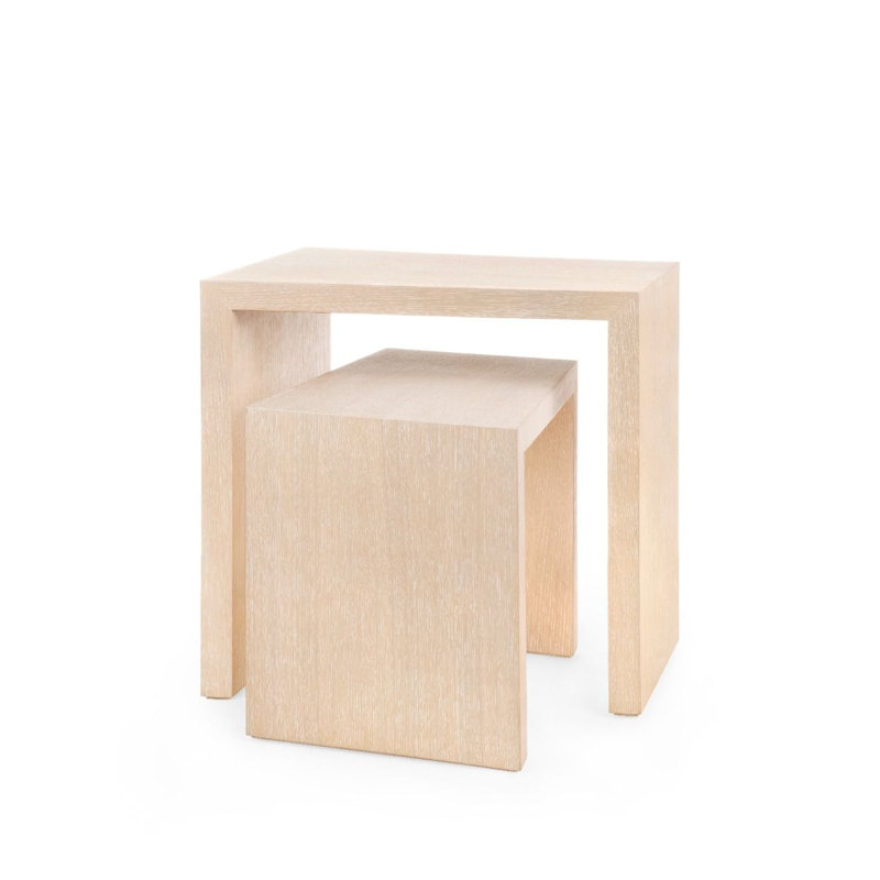 Lucy Nesting End Table, Sand