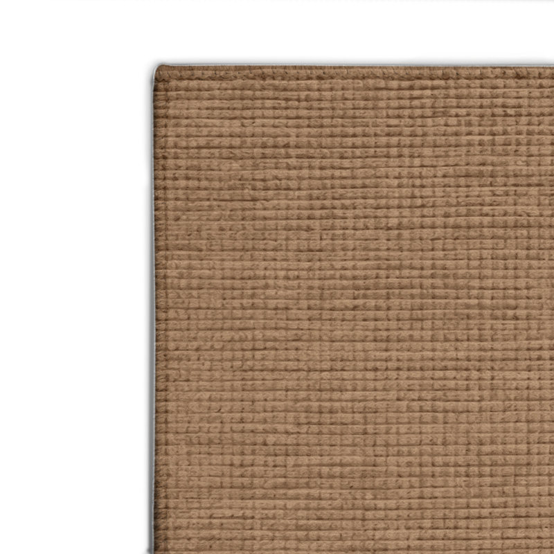 Tapis brun uni d'intérieur et d'extérieur, Rectangulaire 8 pi x 10 pi