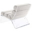 Chaise rembourrée en acrylique Freeman Boucle-588873038