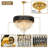 Prempal 8-Light Crystal Tiered Chandelier-552106187
