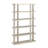 82 In. Natural Washed Solid Wood 5 Shelf Etagere_Bookcase