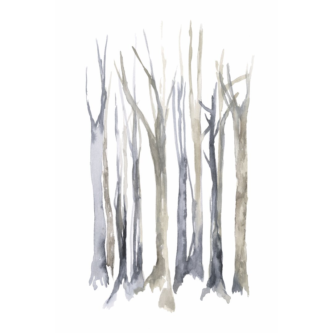 Leinwandbild Neutral Treeline I von Jennifer Goldberger