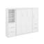 Grand lit escamotable avec tiroirs et tablettes-1796218160