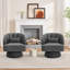 1 Seater Velvet Sofa & Chaise-130466123