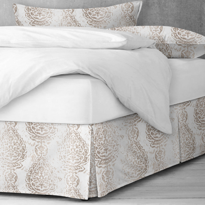 Georgana Bed Skirt, California King, 15", Ecru
